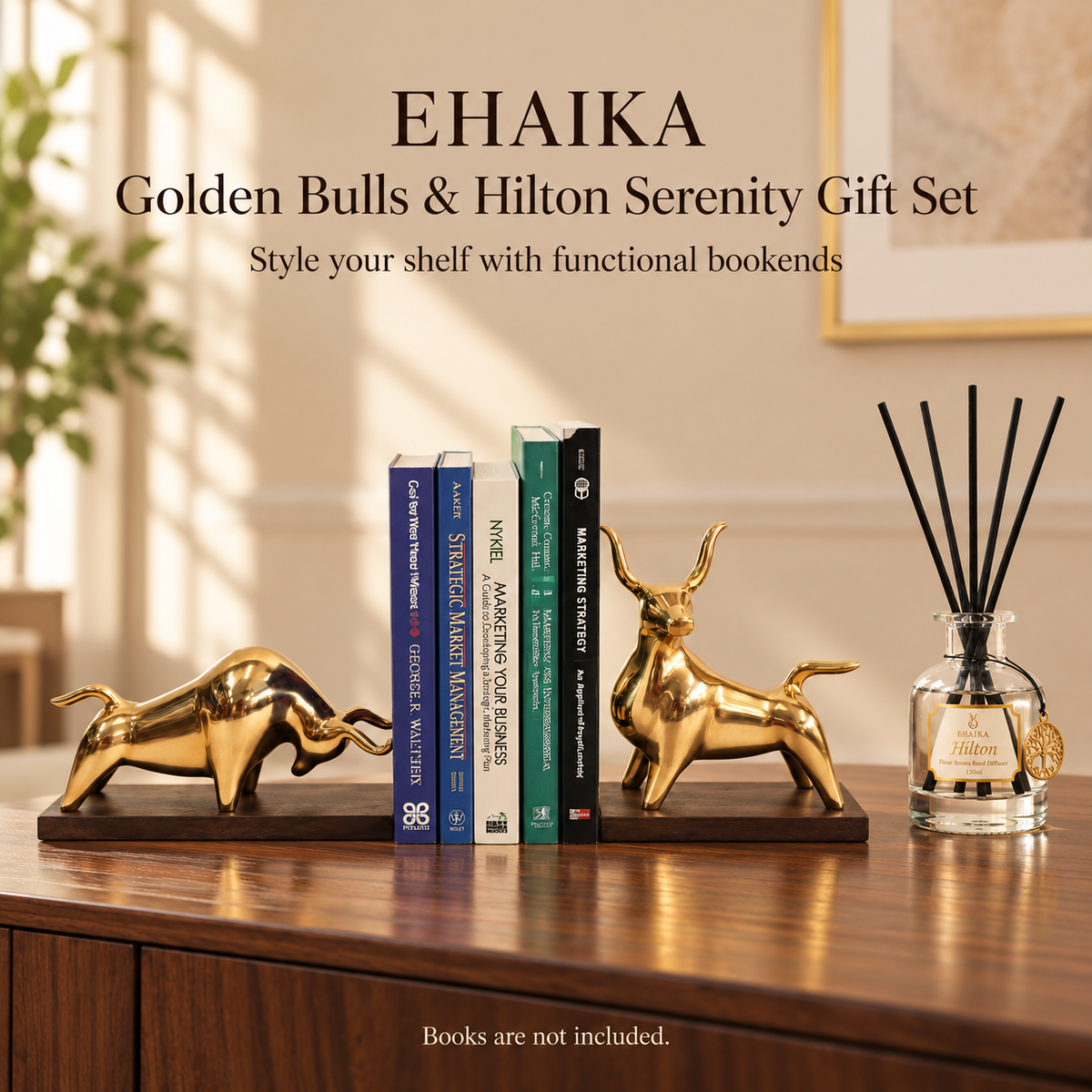 EHAIKA Golden Bulls & Hilton Serenity Gift Set (U.P. 186.50)
