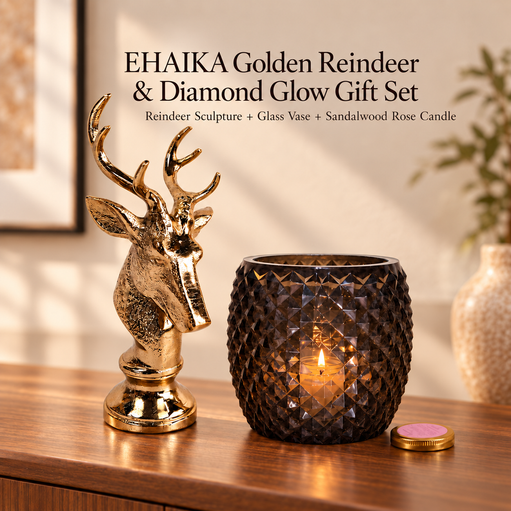 EHAIKA Golden Reindeer & Diamond Glow Gift Set (U.P. $149.90)