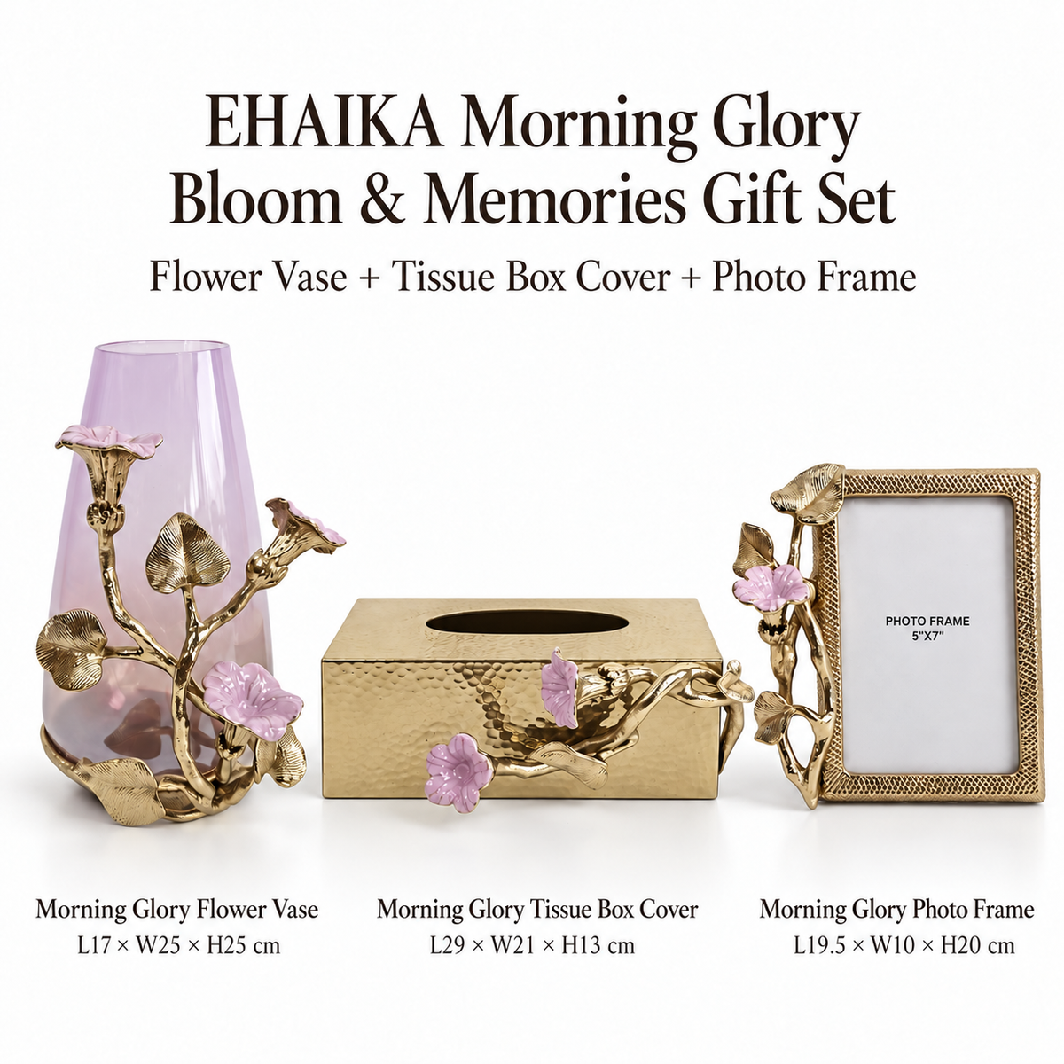 EHAIKA Morning Glory Bloom & Memories Gift Set (U.P. $439.80)