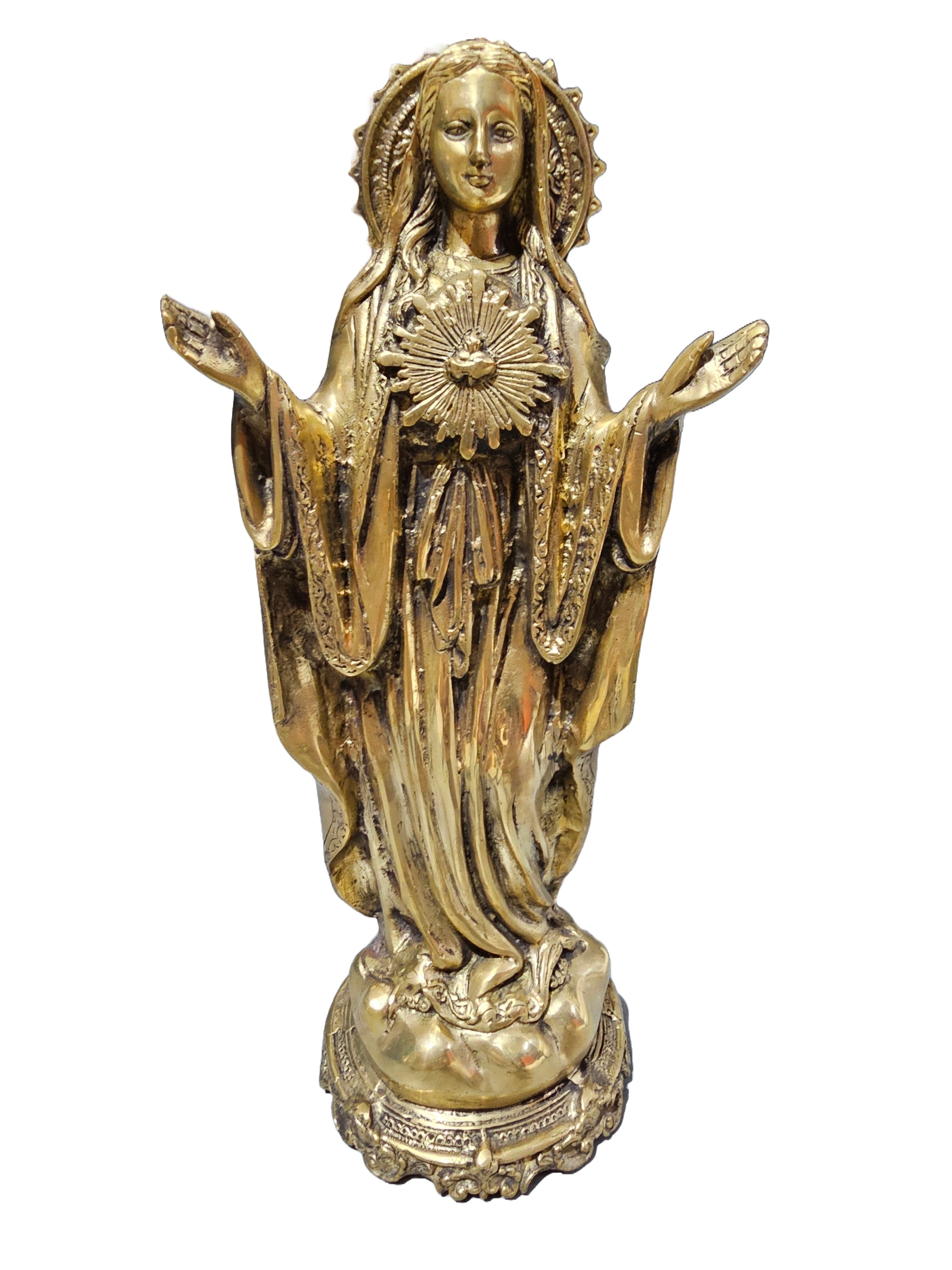 Holy Family of Mother Mary, Joseph, Jesus Christ Idol Christian Christ brass Jesus statue in Singapore