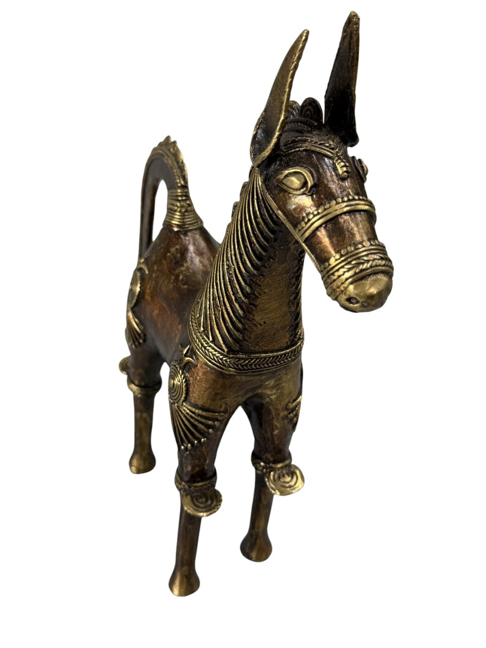 Handmade tabletop brass bronze Tribe design statue home office restaurant display decoration showpiece