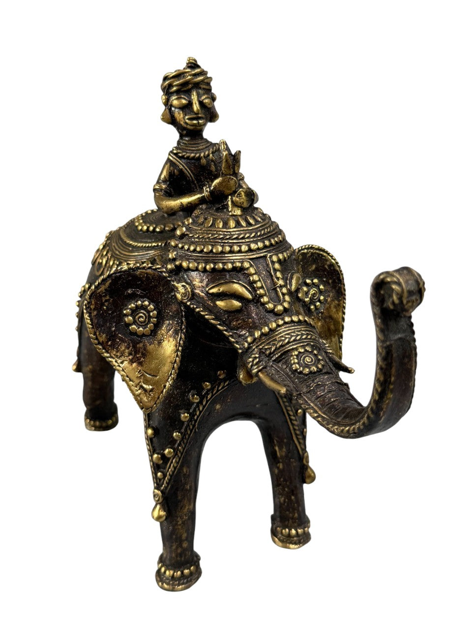 Handmade tabletop brass bronze Tribe design statue home office restaurant display decoration showpiece