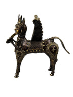 Handmade tabletop brass bronze Tribe design statue home office restaurant display decoration showpiece