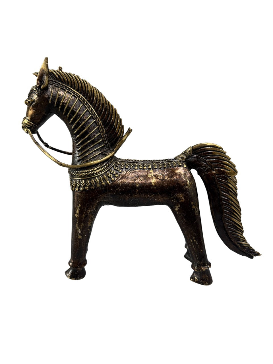 Handmade tabletop brass bronze Tribe design statue home office restaurant display decoration showpiece