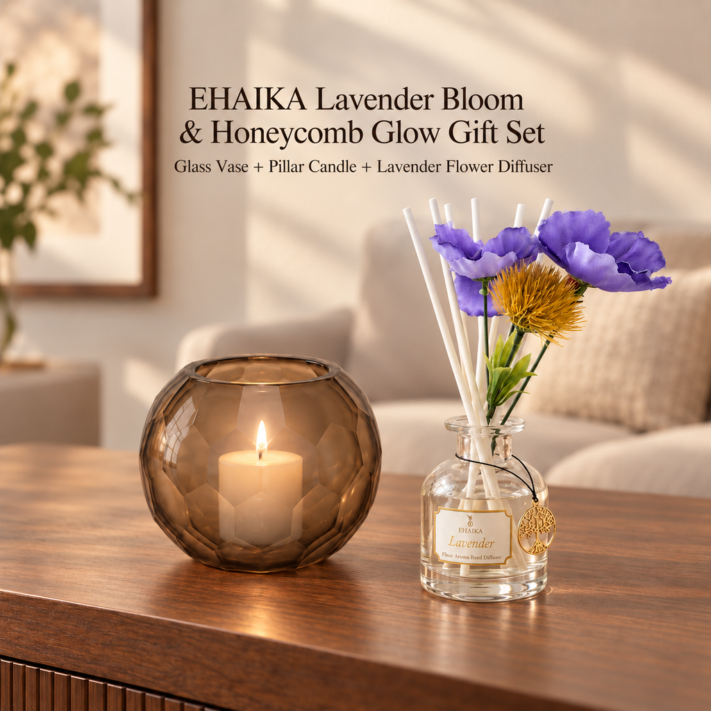 EHAIKA Lavender Bloom & Honeycomb Glow Gift Set (U.P. $55.30)