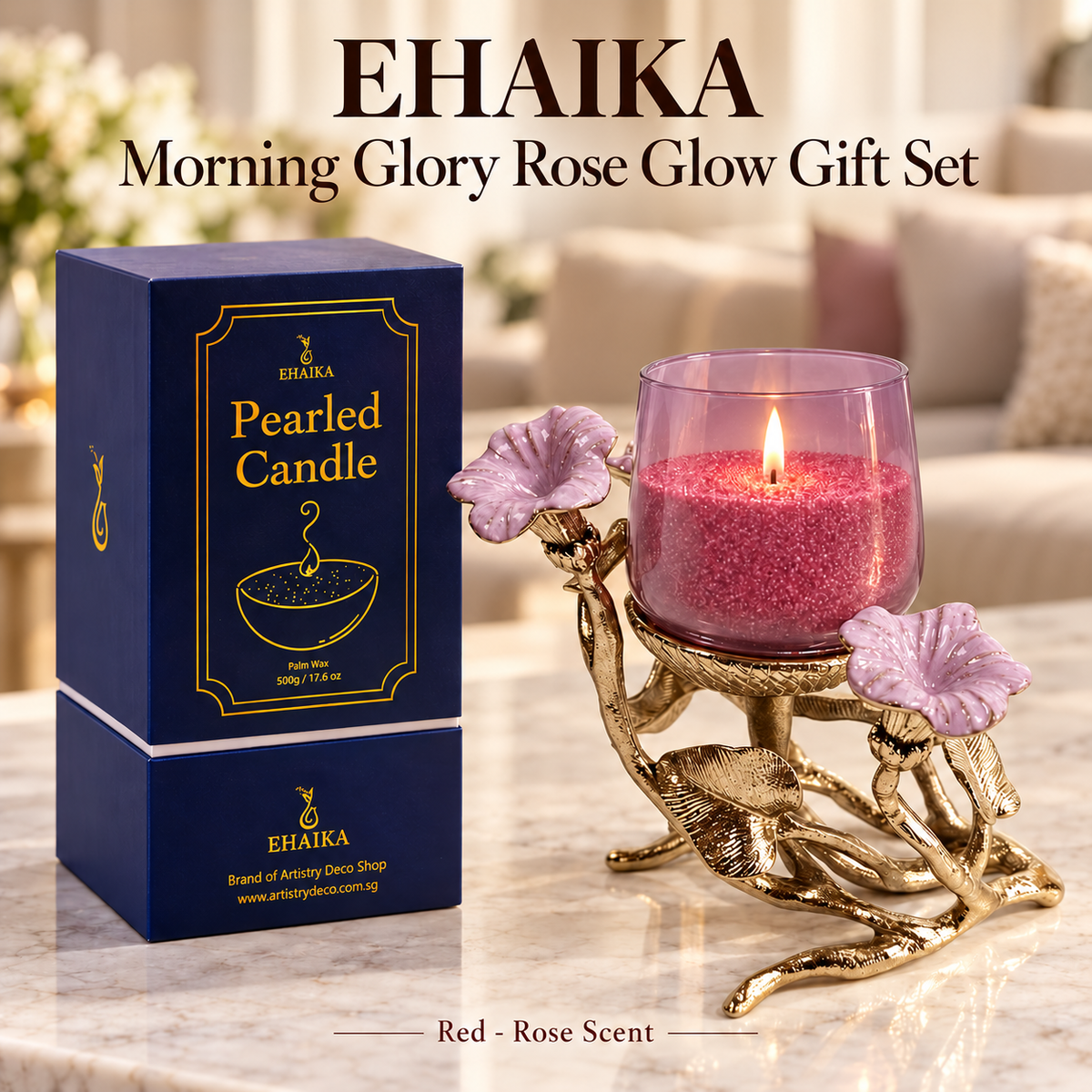 EHAIKA Morning Glory Rose Glow Gift Set (U.P. $166.10)