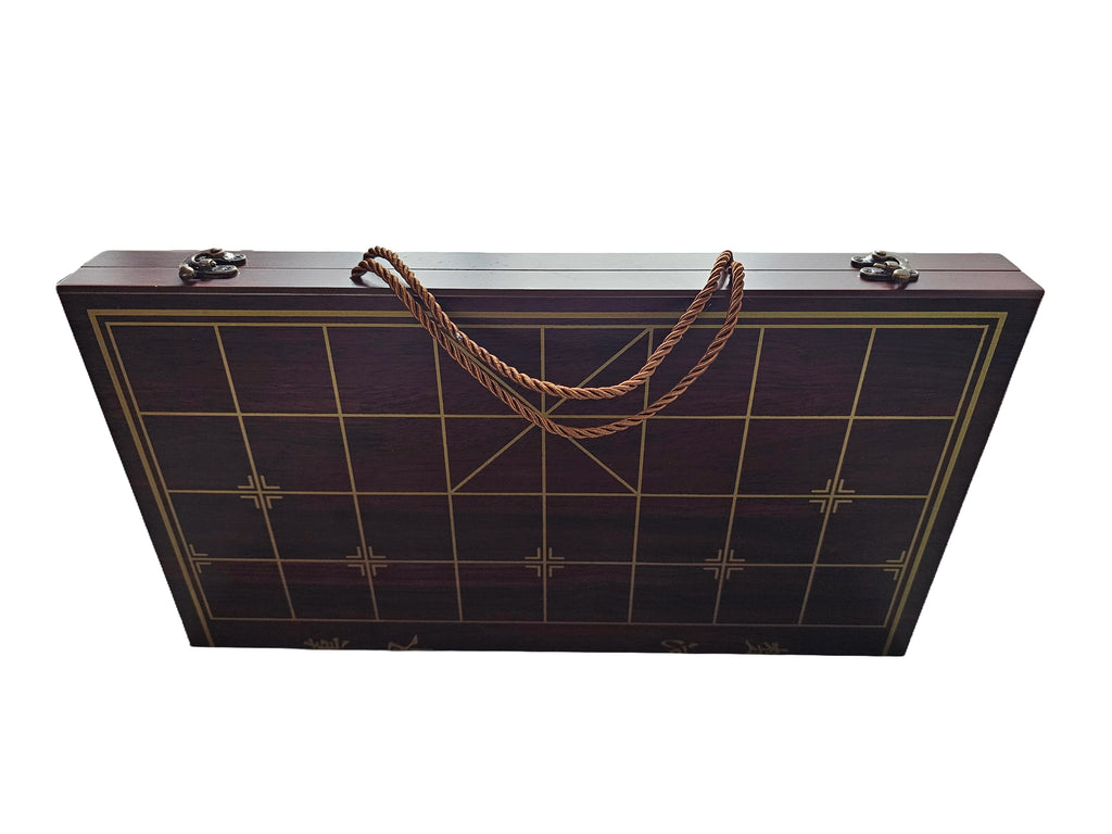 Chinese chess set wooden box stones carving natural Luoyang peony blossom stone 牡丹石雕 ornaments