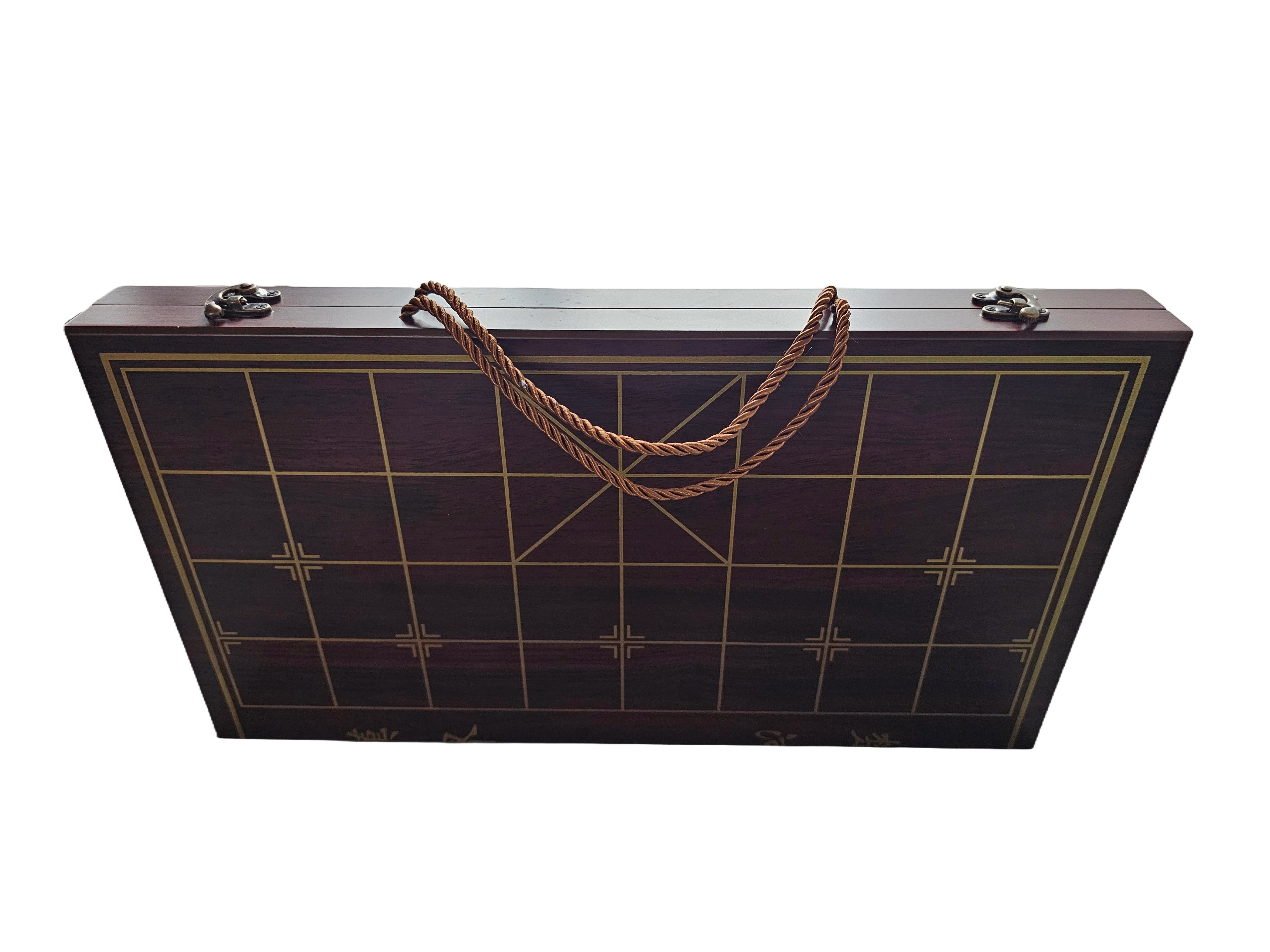 Chinese chess set wooden box stones carving natural Luoyang peony blossom stone 牡丹石雕 ornaments