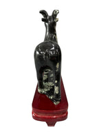 Goat Peony & Chrysanthemum Stone Carving 牡丹石雕 菊花石雕 - Longevity & Good Fortune Miniature Artifact Sculpture