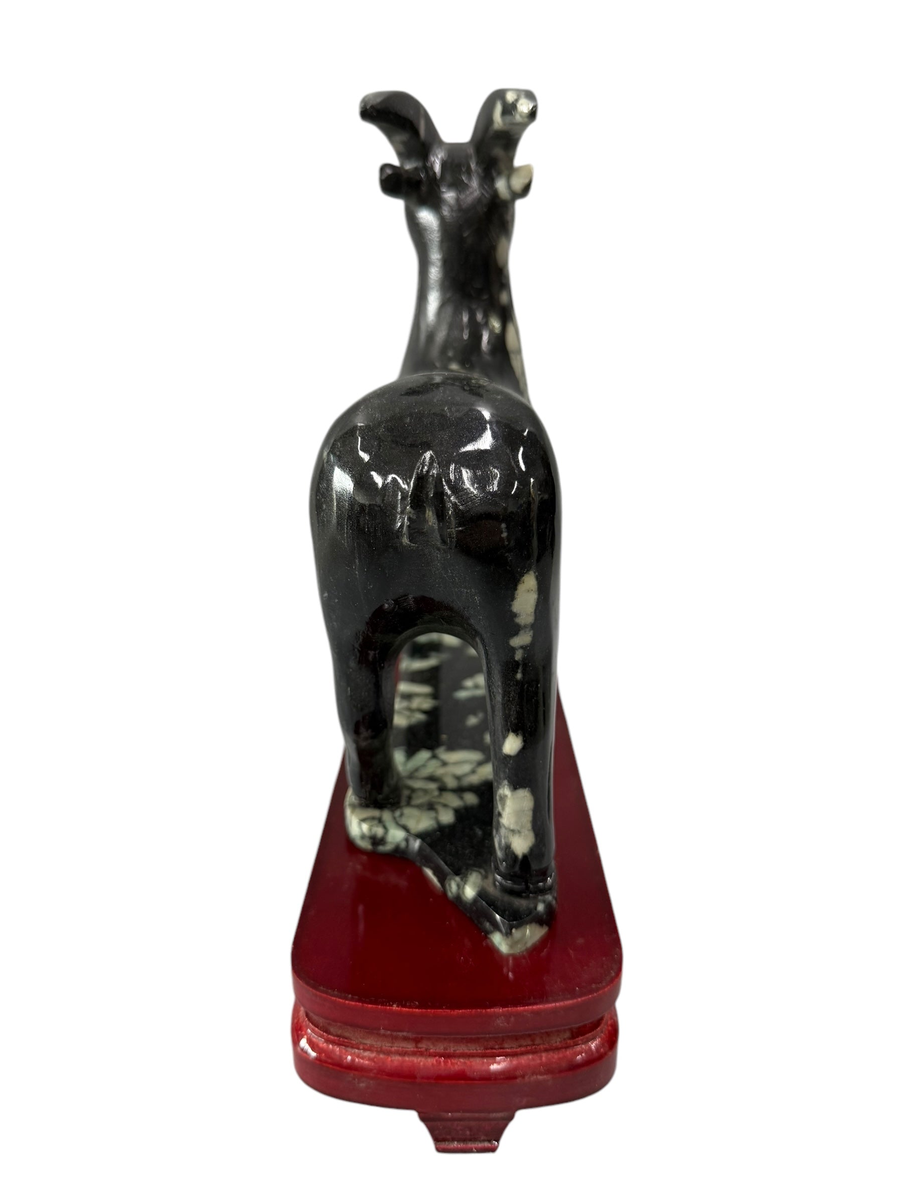 Goat Peony & Chrysanthemum Stone Carving 牡丹石雕 菊花石雕 - Longevity & Good Fortune Miniature Artifact Sculpture