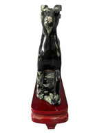 Goat Peony & Chrysanthemum Stone Carving 牡丹石雕 菊花石雕 - Longevity & Good Fortune Miniature Artifact Sculpture