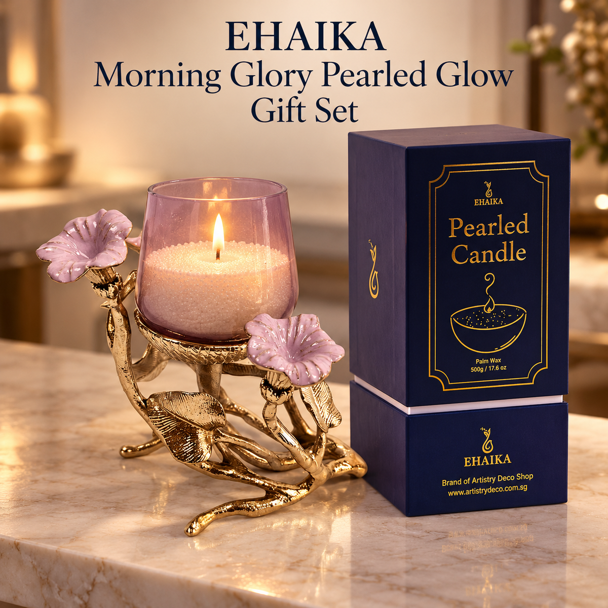 EHAIKA Morning Glory Pearled Glow Gift Set (U.P. 158.80)