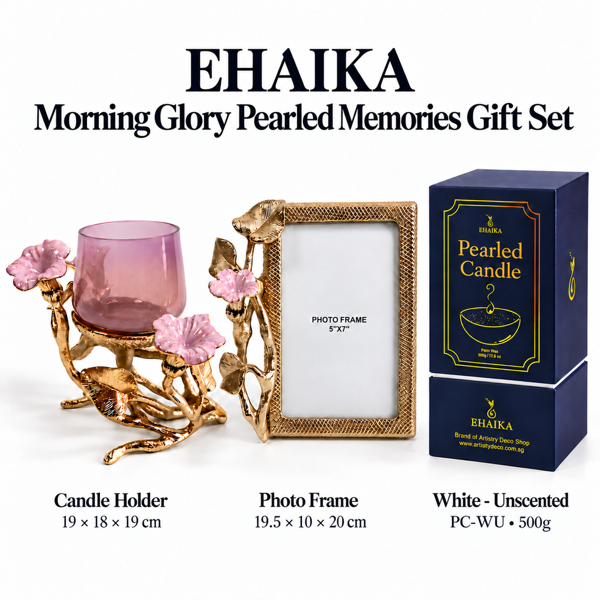 EHAIKA Morning Glory Pearled Memories Gift Set (U.P. $235.10)