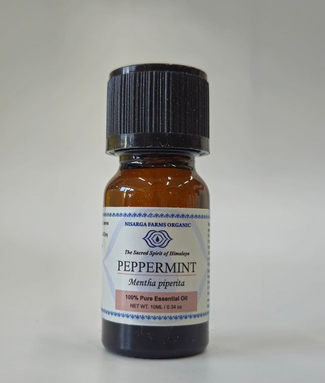Peppermint 10ML, 100% Organic Concentrated Essential Oils, Aromatherapy Relaxation, Mood Enhancement, Stress Relief
