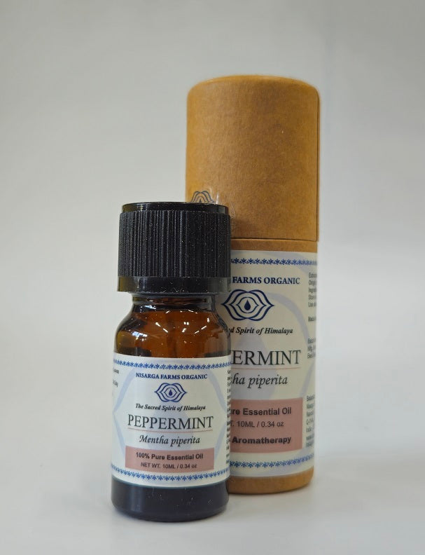 Peppermint 10ML, 100% Organic Concentrated Essential Oils, Aromatherapy Relaxation, Mood Enhancement, Stress Relief