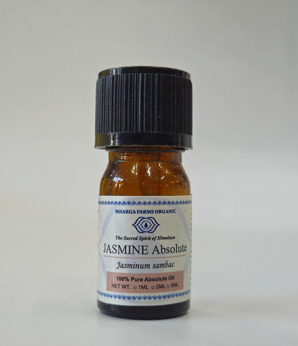 Jasmine Absolute Oil 2ML, 100% Organic Concentrated, Aromatherapy Relaxation, Mood Enhancement, Stress Relief