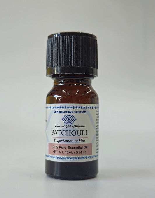 Patchouli 10ML, 100% Organic Concentrated Essential Oils, Aromatherapy Relaxation, Mood Enhancement, Stress Relief
