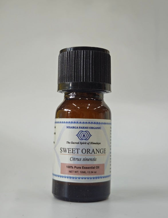 Sweet Orange 10ML, 100% Organic Concentrated Essential Oils, Aromatherapy Relaxation, Mood Enhancement, Stress Relief