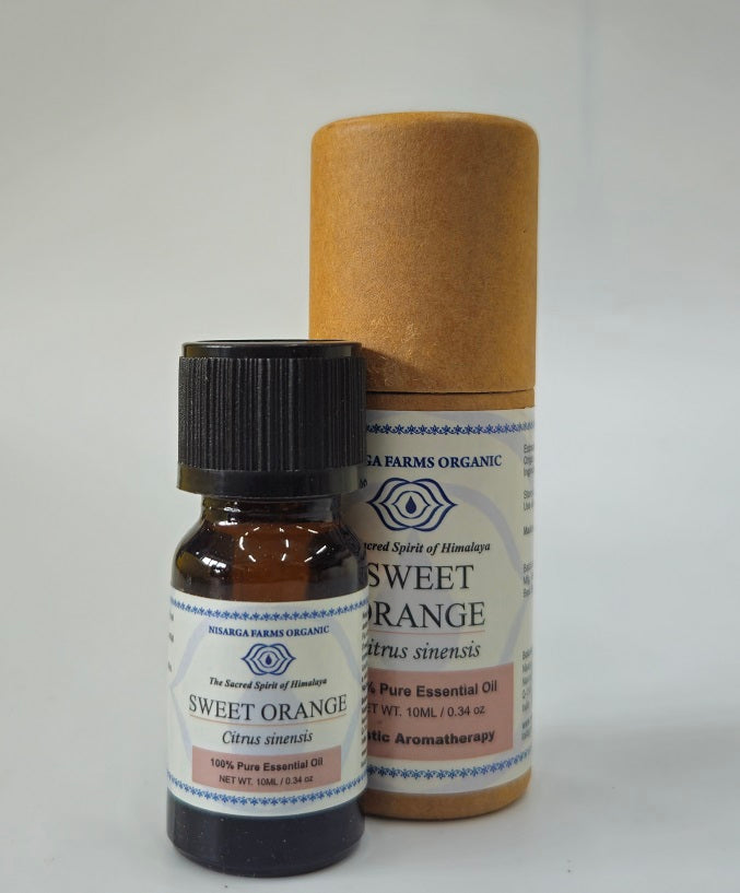 Sweet Orange 10ML, 100% Organic Concentrated Essential Oils, Aromatherapy Relaxation, Mood Enhancement, Stress Relief