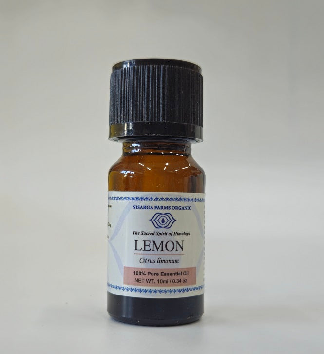 Lemon 10ML, 100% Organic Concentrated Essential Oils, Aromatherapy Relaxation, Mood Enhancement, Stress Relief