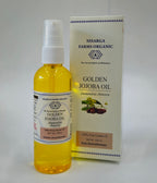 Golden Jojoba Oil 100ML, 100% Organic Pure Carrier Oil, Skincare, Hair Care, And Massage Oils