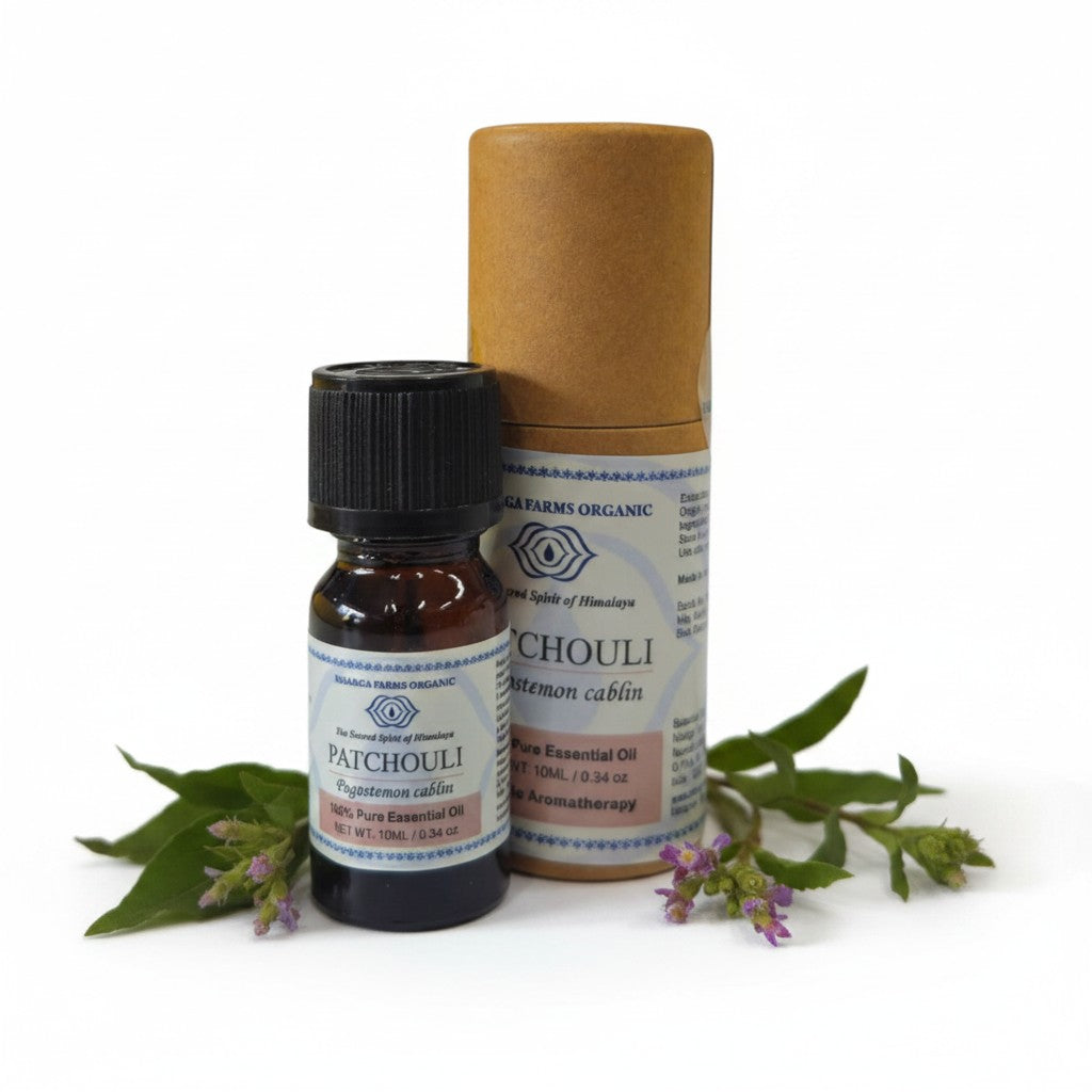 Patchouli 10ML, 100% Organic Concentrated Essential Oils, Aromatherapy Relaxation, Mood Enhancement, Stress Relief