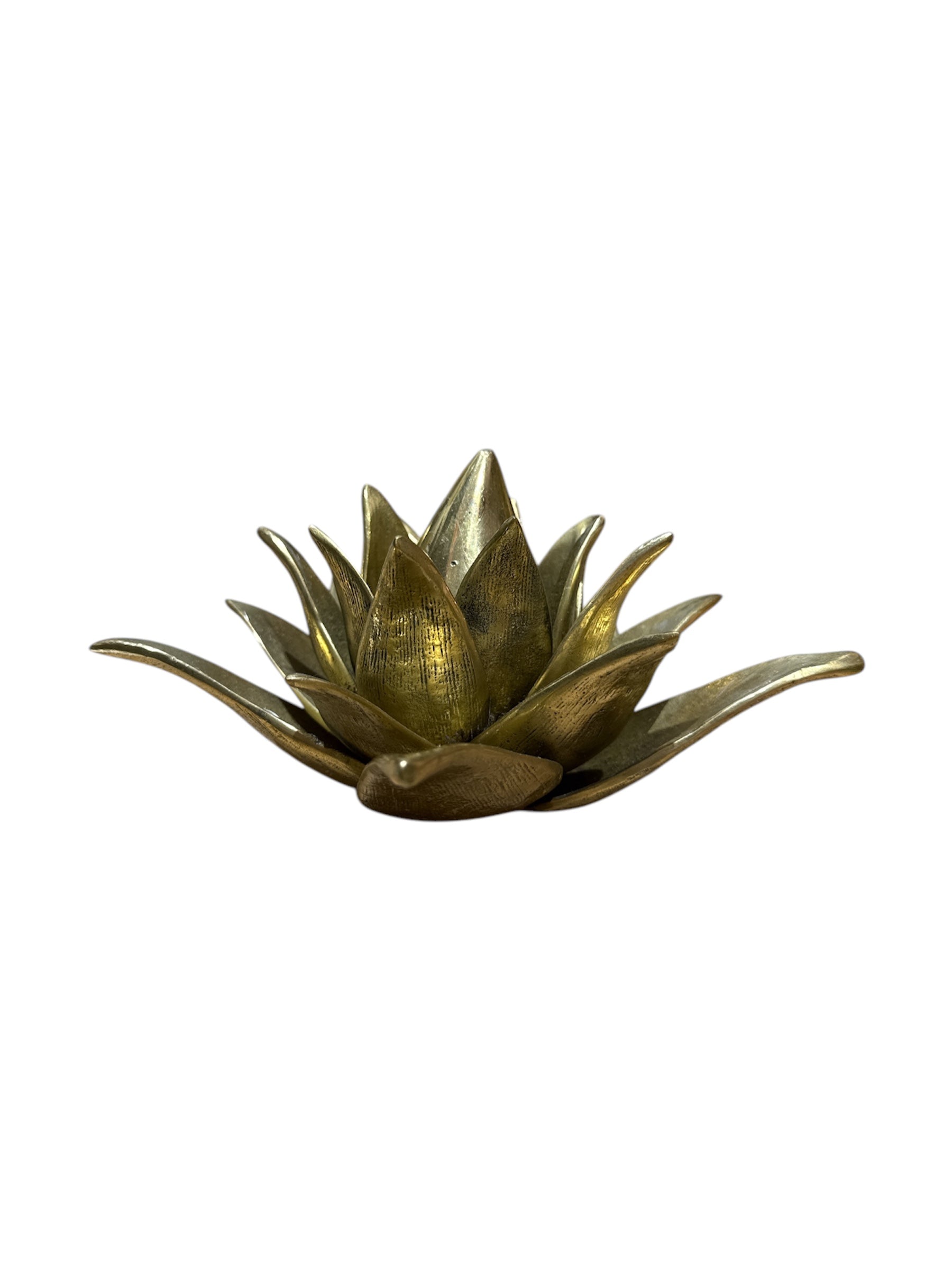 Solid brass bronze home decor kitchen lotus flower dining table design tabletop desktop