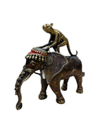 Handmade tabletop brass bronze Tribe design statue home office restaurant display decoration showpiece