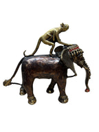 Handmade tabletop brass bronze Tribe design statue home office restaurant display decoration showpiece