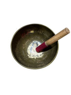 Tibetan brass singing bowl handmade pieces relaxation meditation stress relief sound therapy vibrations