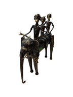 Handmade tabletop brass bronze Tribe design statue home office restaurant display decoration showpiece