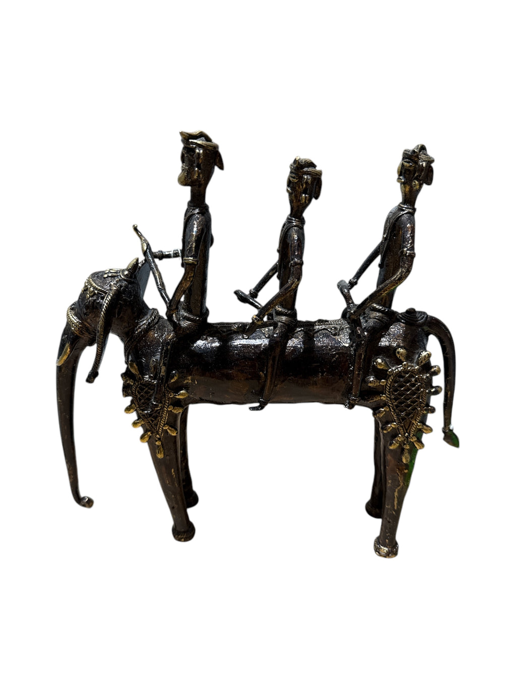 Handmade tabletop brass bronze Tribe design statue home office restaurant display decoration showpiece