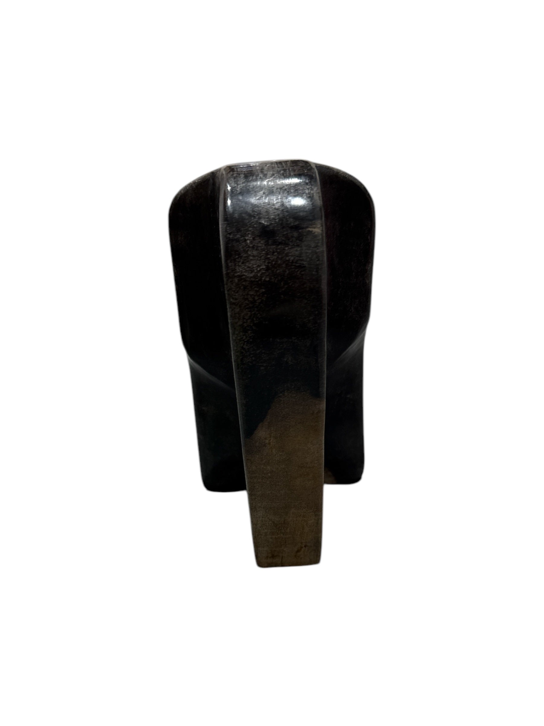 Real fossil petrifiedwood stone elephant showpiece for home office table top decoration in Singapore