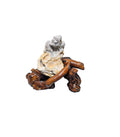 濟公活佛 Ji Gong Living Buddha Stone Carving - Chinese God Décor Statue, Office & Home Decoration, Spiritual Showpiece