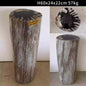 Beautiful Fossil petrified-wood pedestal stone log block stand showpiece for decoration home interior buy online Singapore