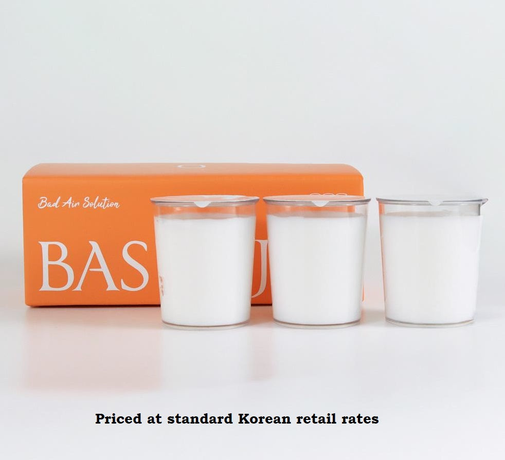 [Refill Set] BAS OBJET Air Deodorizer / Reed Diffuser / Odor Eliminator 150G (Solid Type) - Made in Korea