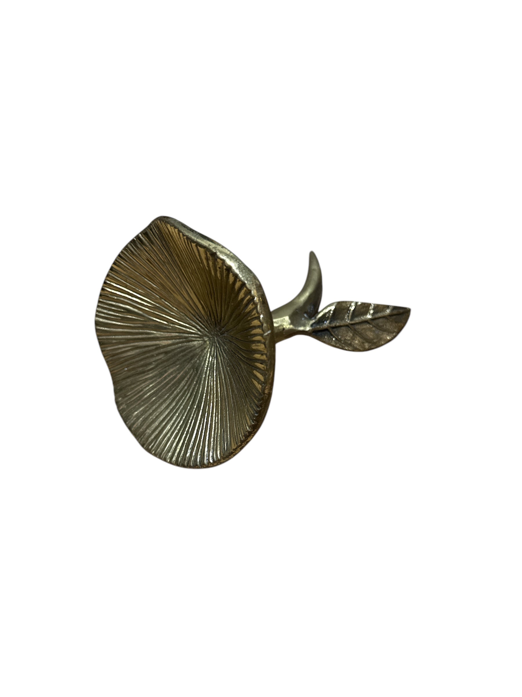 Solid brass bronze home decor kitchen lotus leaf dining table design tabletop desktop decoration