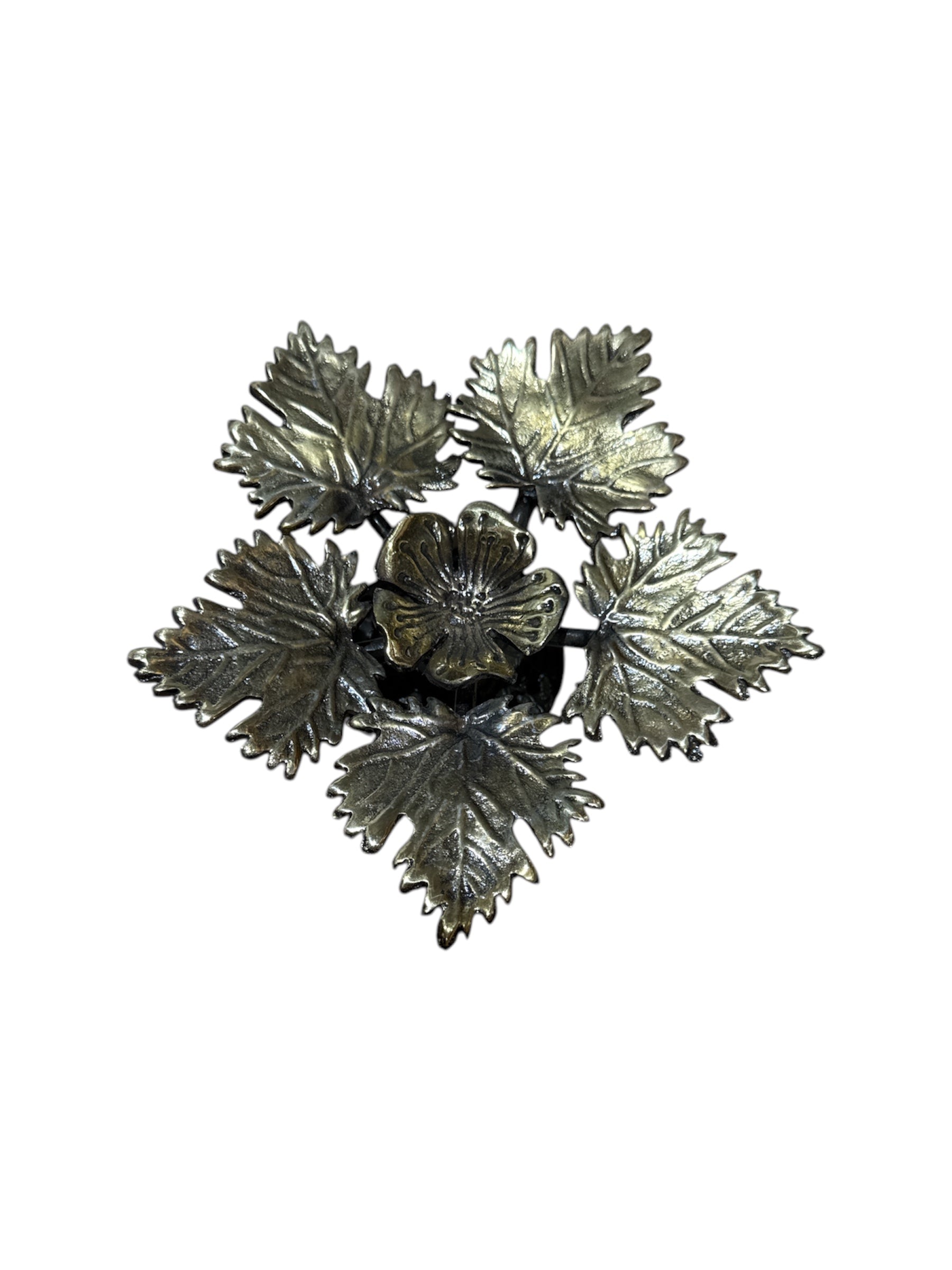 Solid brass bronze home decor kitchen flower dining table design tabletop desktop decoration