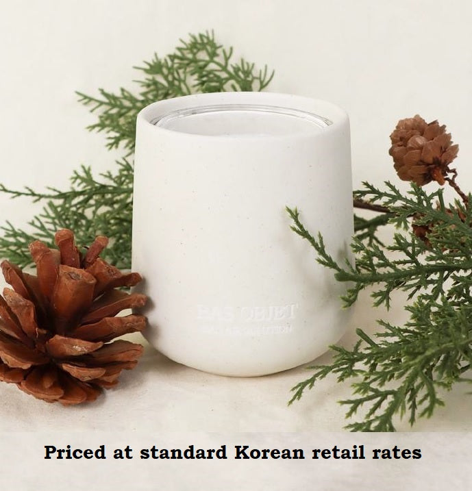 BAS OBJET Air Deodorizer / Reed Diffuser / Odor Eliminator 150G (Solid Type) With Ceramic Container - Made in Korea