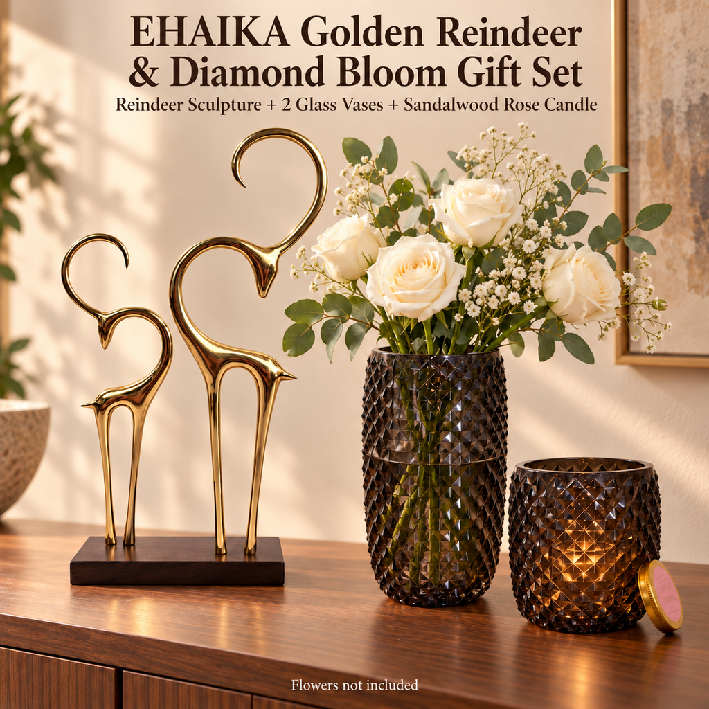 EHAIKA Golden Reindeer & Diamond Bloom Gift Set (U.P. $423.80)