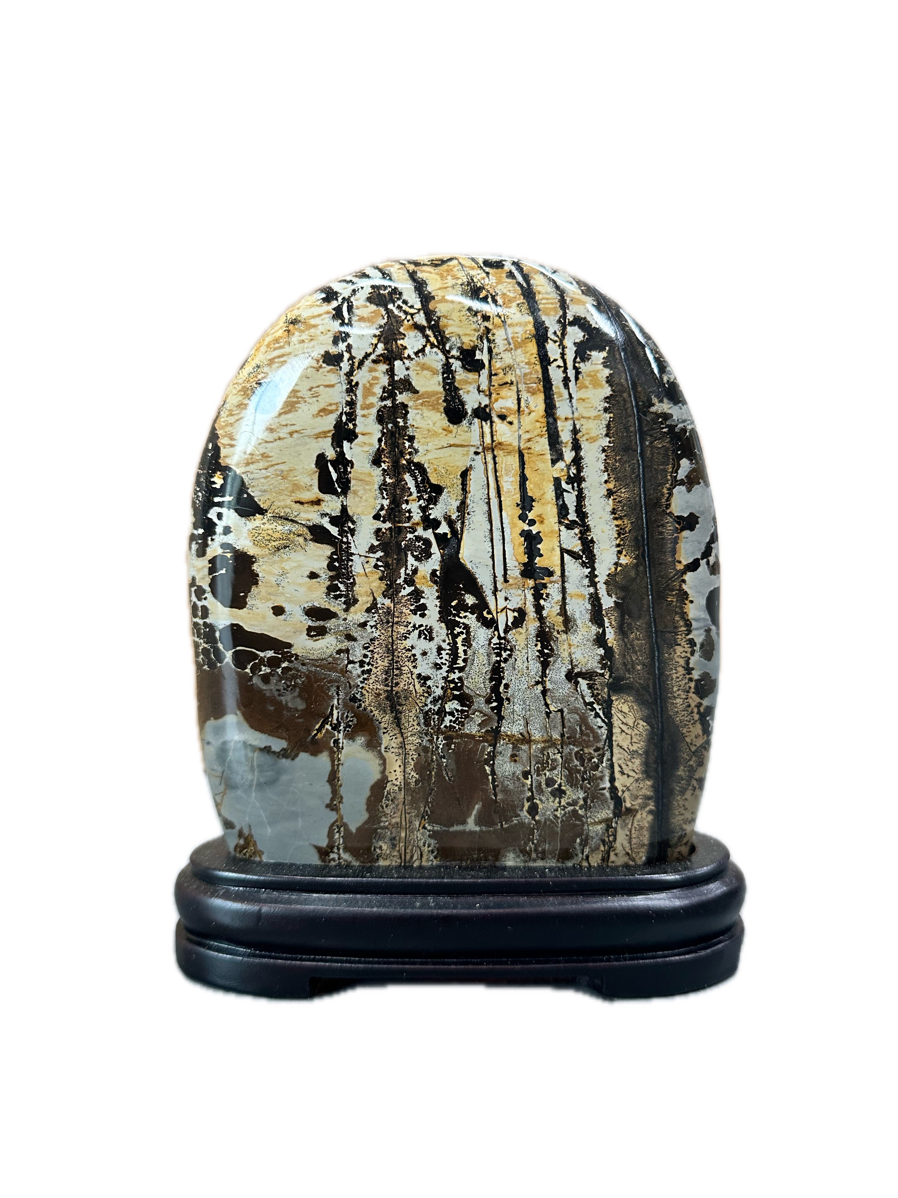 Guangxi Chinese limestone painting stone natural stone ornamental stone grass flower ornaments living room crafts decoration