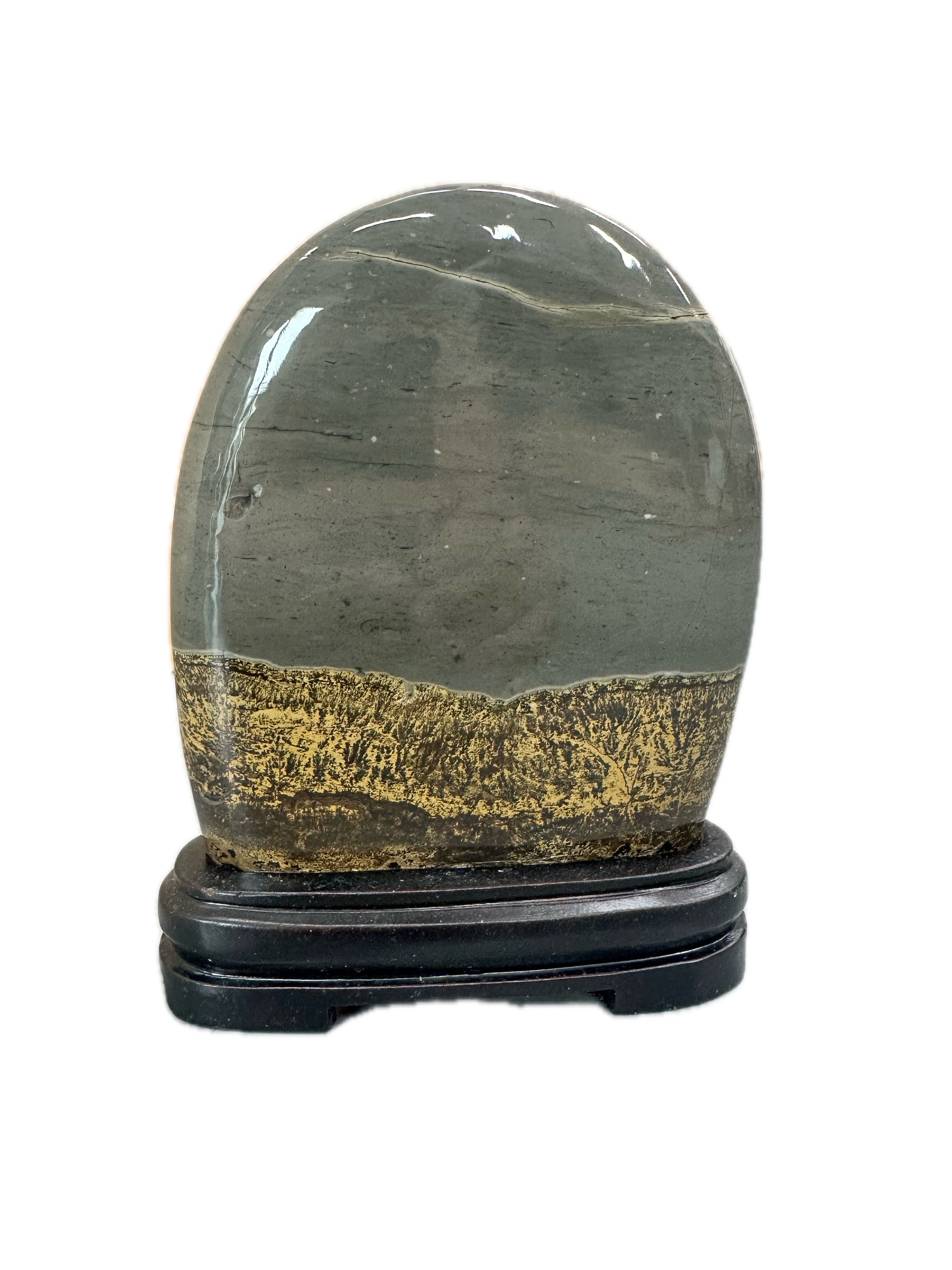 Guangxi Chinese limestone painting stone natural stone ornamental stone grass flower ornaments living room office decoration