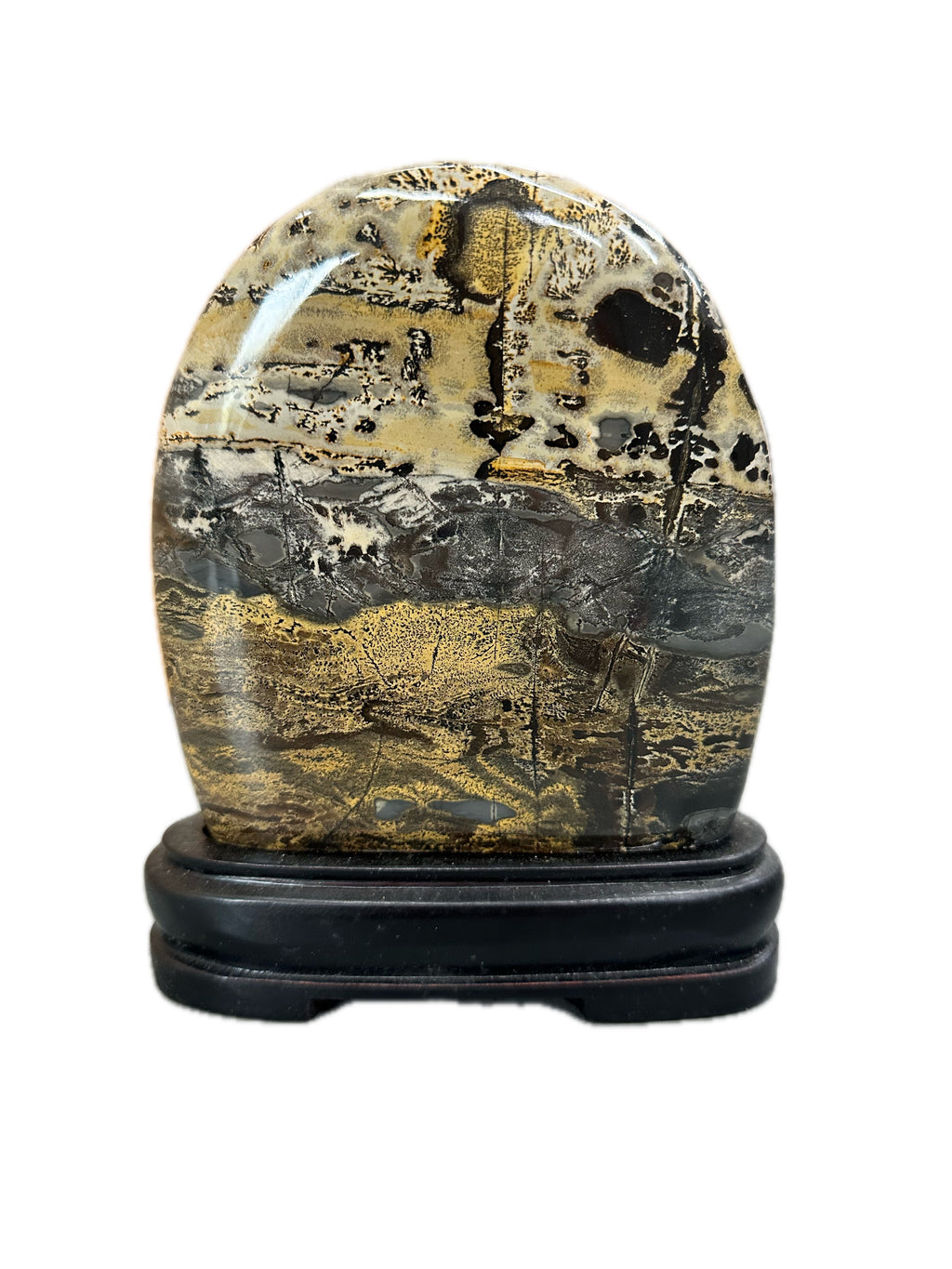 Guangxi Chinese limestone picture stone natural stone ornamental stone grass flower ornaments living room office decoration