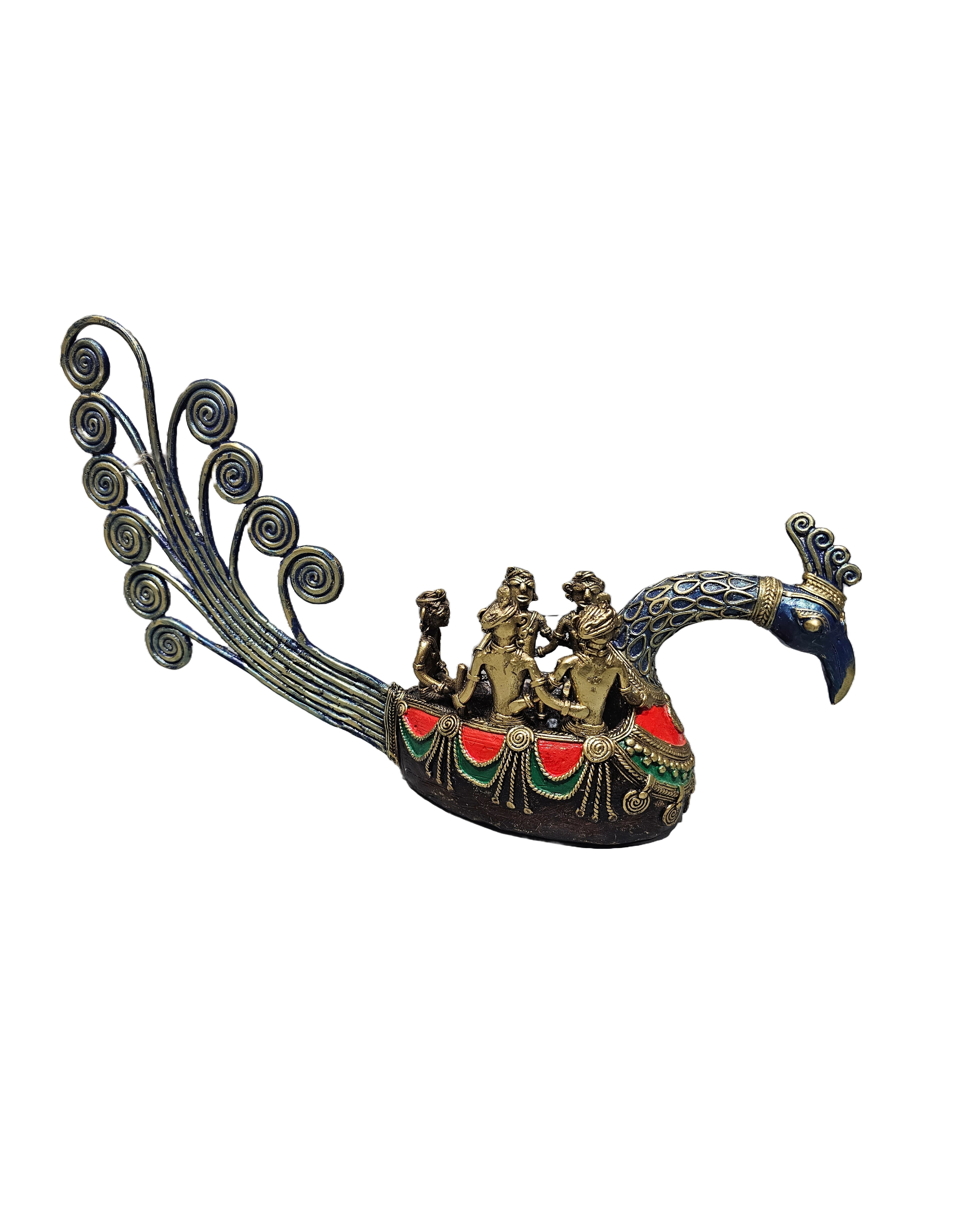 Tabletop brass bronze Tribe boat design home office restaurant decor display decoration in Singapore