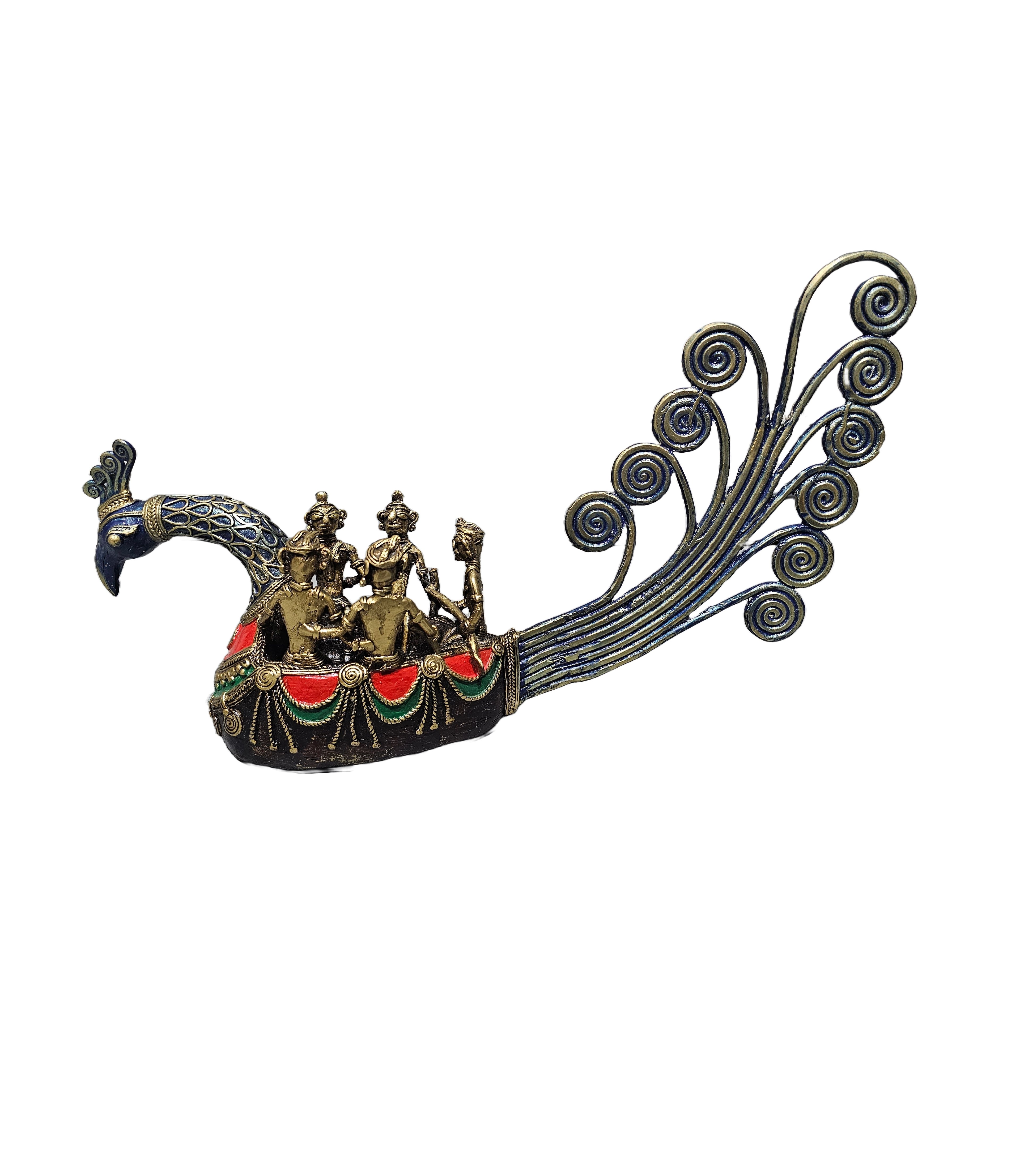 Tabletop brass bronze Tribe boat design home office restaurant decor display decoration in Singapore