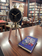 EHAIKA Telescope Design Table Clock, Star Constellation Clockface, Metal Case & Wooden Stand