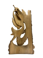 Balinese Masterpiece Wooden Rama & Sita couple Hand Carved on crocodile wood in Bali Indonesia