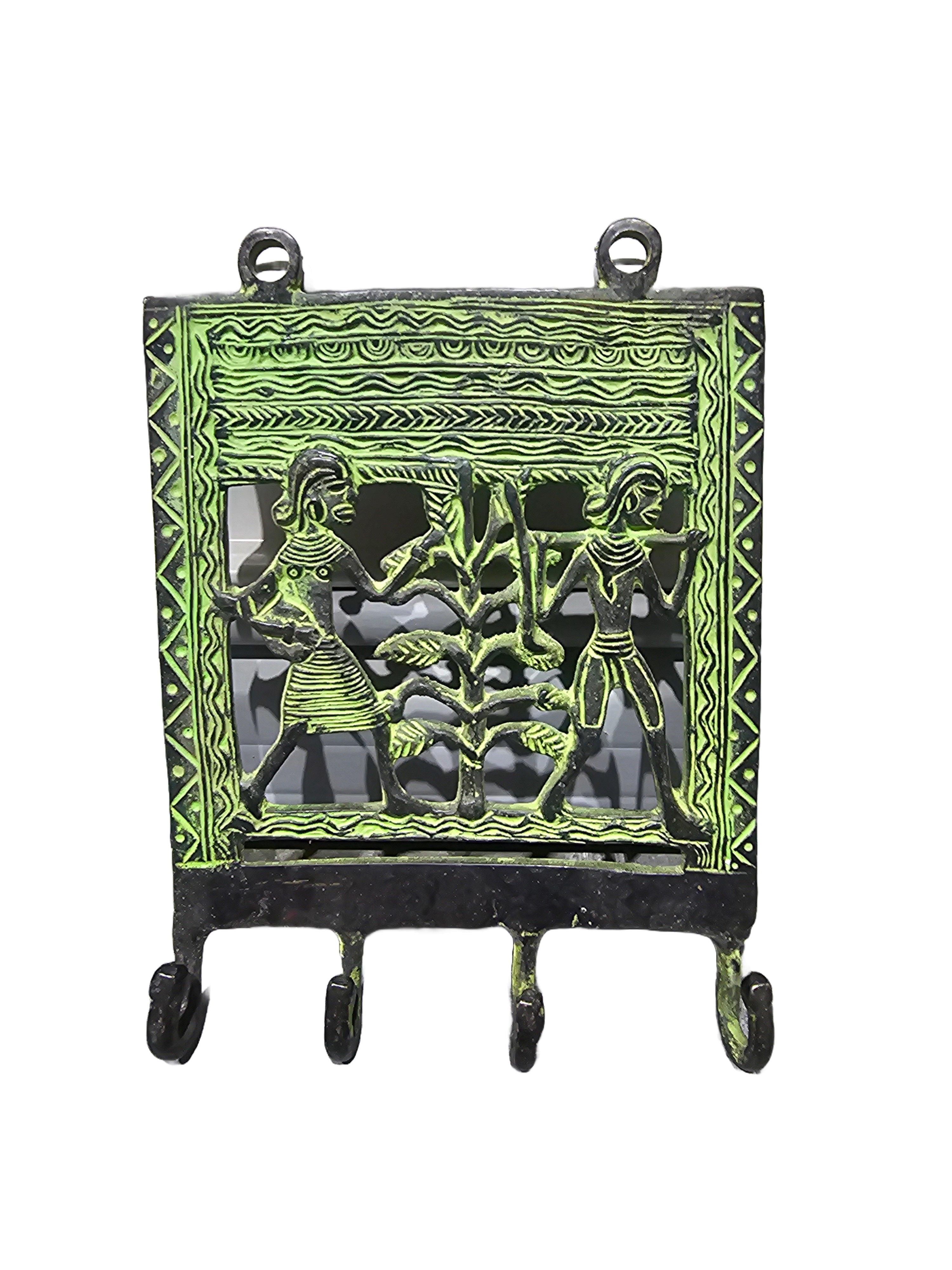 Wall mounting solid brass bronze design key hanger home decor display decoration in Singapore