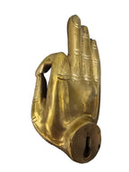 Wall mounting decoration handmade solid brass buddha’s hand sculpture Singapore
