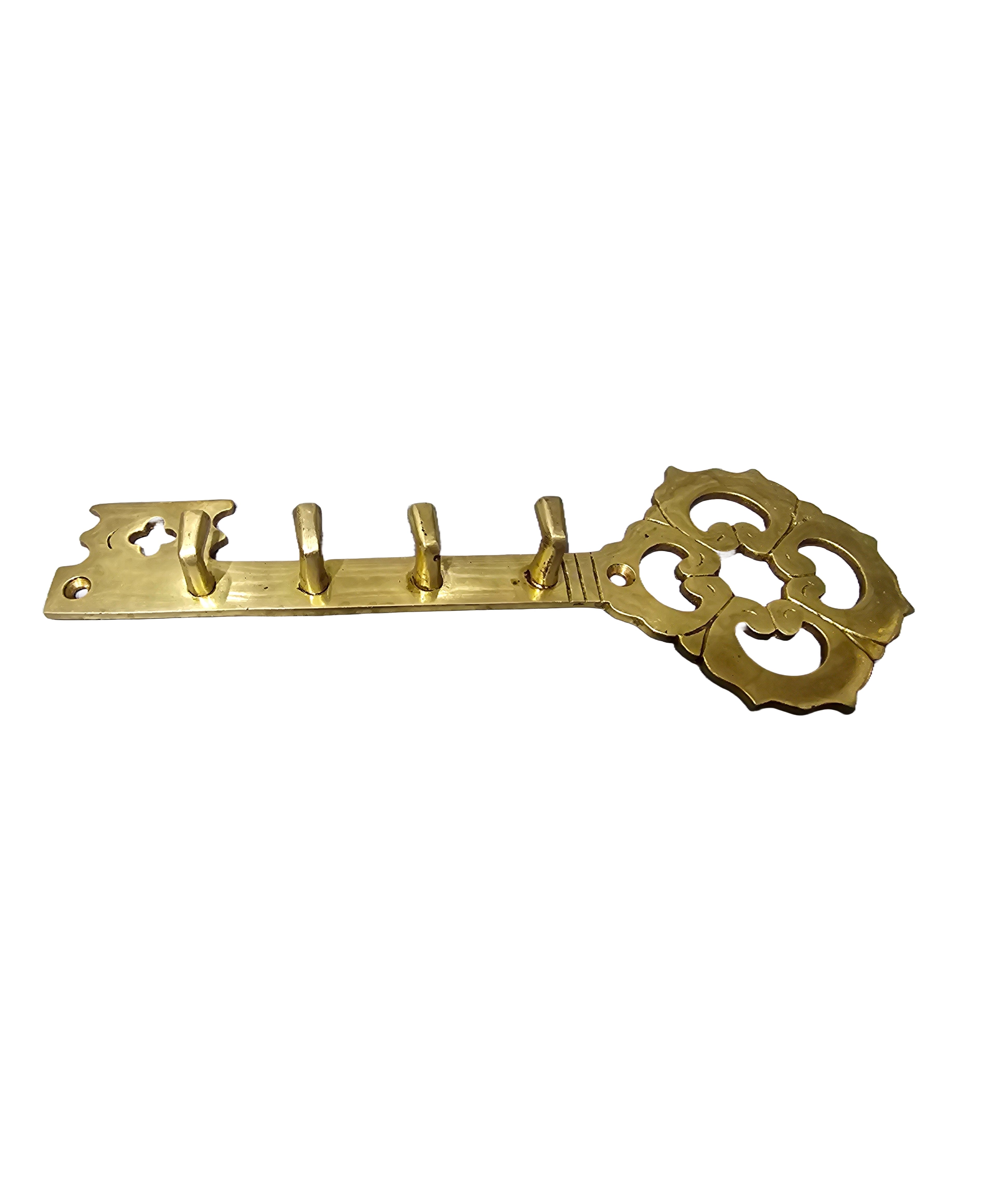 Wall mount golden solid brass bronze design key hanger home decor display decorative in Singapore
